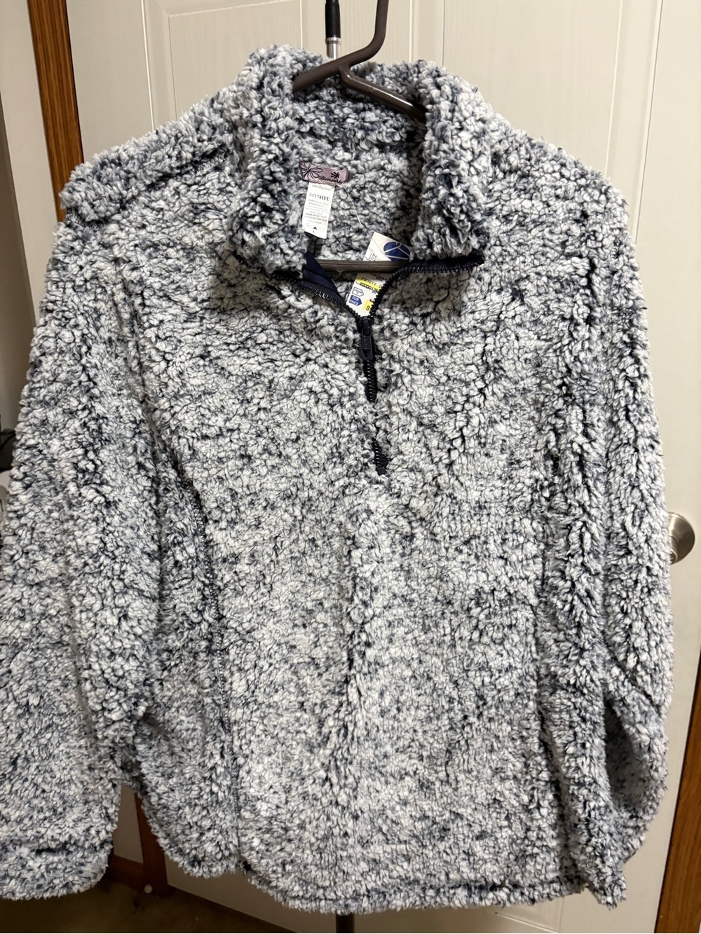 Cozy Plush Sherpa Quarter-Zip Sweater